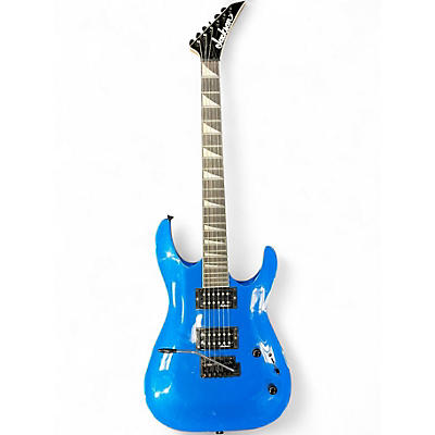 Used Jackson JS22 Dinky Metallic Blue Solid Body Electric Guitar