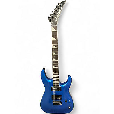 Used Jackson JS22 Dinky Metallic Blue Solid Body Electric Guitar