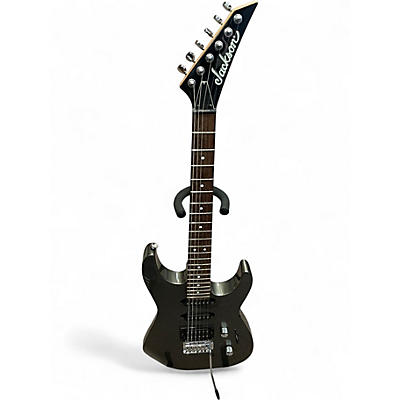 Used Jackson JS22 Dinky Metallic Gray Solid Body Electric Guitar