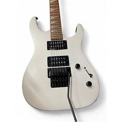 Used Jackson JS22 Dinky Metallic Silver Solid Body Electric Guitar