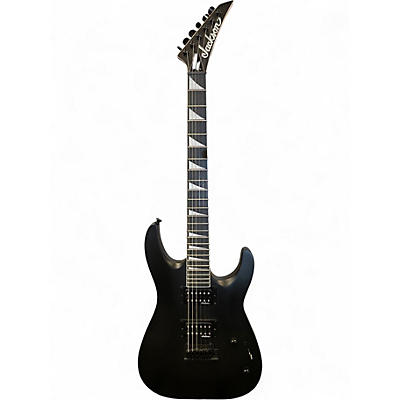 Used Jackson JS22 Dinky Satin Black Solid Body Electric Guitar