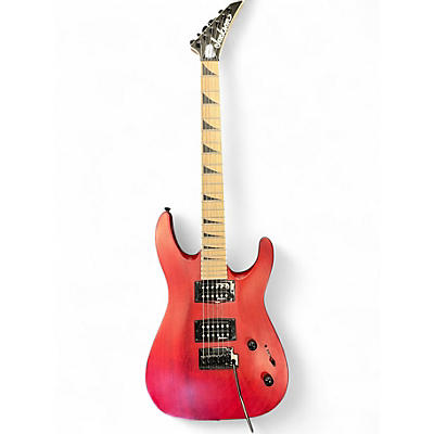 Used Jackson JS22 Dinky Satin Red Solid Body Electric Guitar