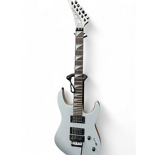 Used Jackson JS22 Dinky Silver Solid Body Electric Guitar Silver