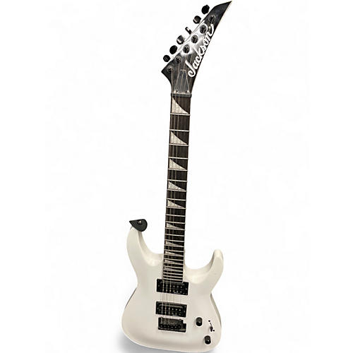 Used Jackson JS22 Dinky Snow White Solid Body Electric Guitar Snow White