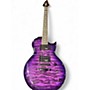 Used Jackson JS22 Dinky Trans Purple Solid Body Electric Guitar Trans Purple