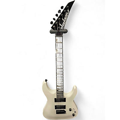 Used Jackson JS22 Dinky White Solid Body Electric Guitar