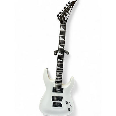 Used Jackson JS22 Dinky White Solid Body Electric Guitar