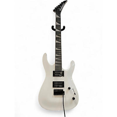 Used Jackson JS22 Dinky White Solid Body Electric Guitar