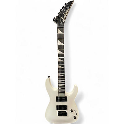 Used Jackson JS22 Dinky White Solid Body Electric Guitar