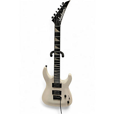 Used Jackson JS22 Dinky White Solid Body Electric Guitar