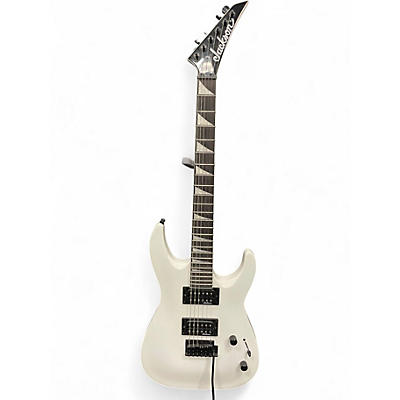 Used Jackson JS22 Dinky White Solid Body Electric Guitar
