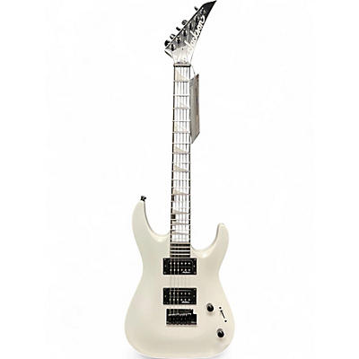 Used Jackson JS22 Dinky White Solid Body Electric Guitar