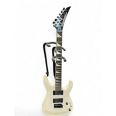 Used Jackson JS22 Dinky White Solid Body Electric Guitar