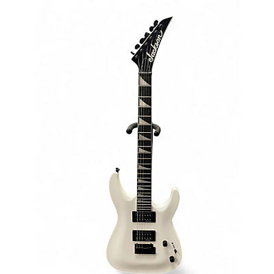 Used Jackson JS22 Dinky White Solid Body Electric Guitar