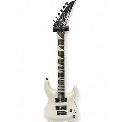 Used Jackson JS22 Dinky White Solid Body Electric Guitar
