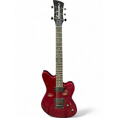 Used Jackson JS22 Surfcaster Candy Apple Red Solid Body Electric Guitar