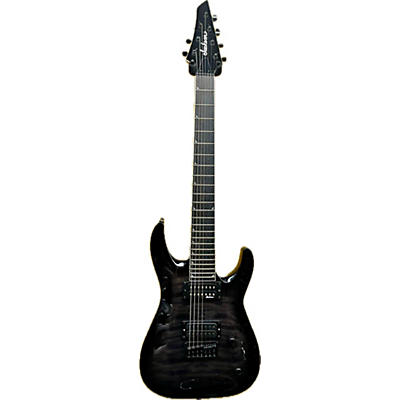 Jackson Used Jackson JS22Q-7 JS SERIES DKA DINKY ARCH TOP Black Solid Body Electric Guitar