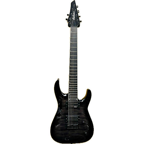 Jackson Used Jackson JS22Q-7 JS SERIES DKA DINKY ARCH TOP Black Solid Body Electric Guitar Black