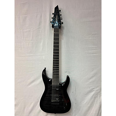 Jackson Used Jackson JS22Q-7 Trans Black Solid Body Electric Guitar