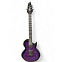 Used Jackson JS22Q MONARKH Trans Purple Solid Body Electric Guitar Trans Purple