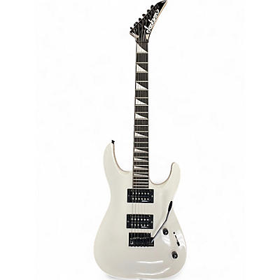 Used Jackson JS22R Dinky Alpine White Solid Body Electric Guitar