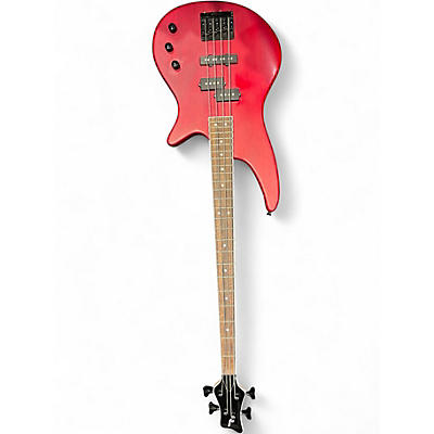 Used Jackson JS23 Red Stain Electric Bass Guitar