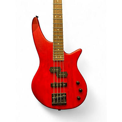Used Jackson JS23 Trans Red Electric Bass Guitar