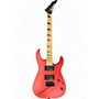 Used Jackson JS24 DINKY Satin Red Solid Body Electric Guitar Satin Red