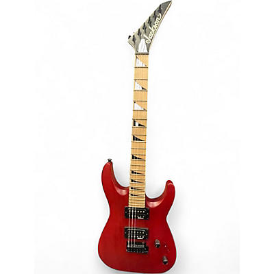Used Jackson JS24 DKAM RED STAIN Solid Body Electric Guitar