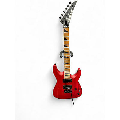 Used Jackson JS24 Satin Red Solid Body Electric Guitar