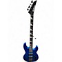 Used Jackson JS3 Concert Metallic Blue Electric Bass Guitar Metallic Blue