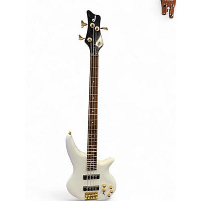 Used Jackson JS3 Concert White Electric Bass Guitar