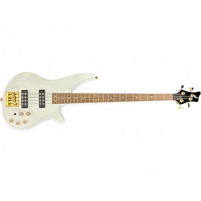 Used Jackson JS3 Spectra  Arctic White Electric Bass Guitar