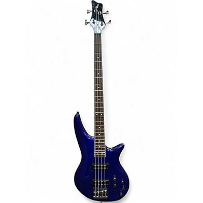 Used Jackson JS3 Spectra IV Indigo Blue Electric Bass Guitar