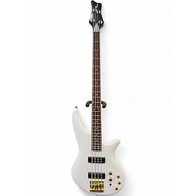 Used Jackson JS3 Spectra Snow White Electric Bass Guitar