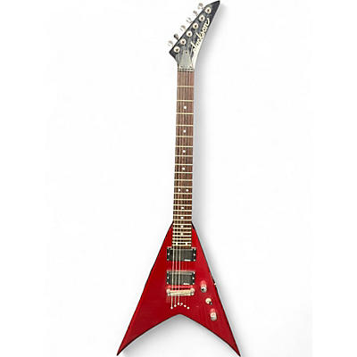 Used Jackson JS30KV King V Candy Apple Red Solid Body Electric Guitar