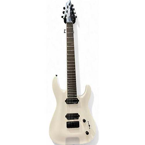 Jackson Used Jackson JS32-7 Dinky DKA 7 String Arctic White Solid Body Electric Guitar Arctic White