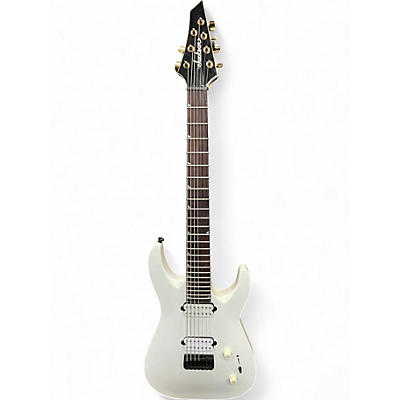 Used Jackson JS32-7 Dinky DKA 7 String Arctic White Solid Body Electric Guitar
