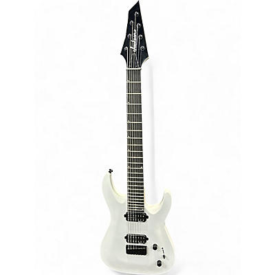 Used Jackson JS32-7 Dinky DKA 7 String Snow White Solid Body Electric Guitar