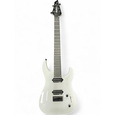 Used Jackson JS32-7 Dinky DKA 7 String White Solid Body Electric Guitar
