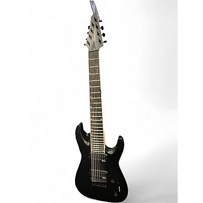 Used Jackson JS32-8 Dinky DKA 8 String Black Solid Body Electric Guitar