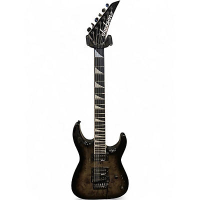 Used Jackson JS32 DINKY DKAP Trans Black Solid Body Electric Guitar