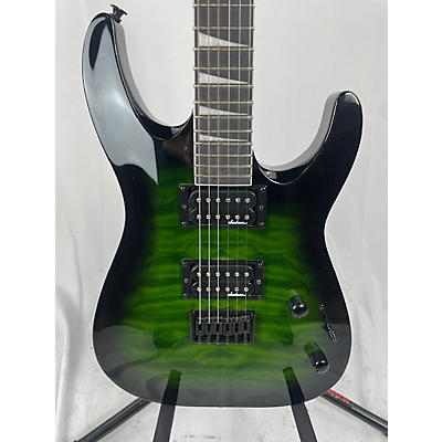 Jackson Used Jackson JS32 DKA HT Transparent Green Solid Body Electric Guitar