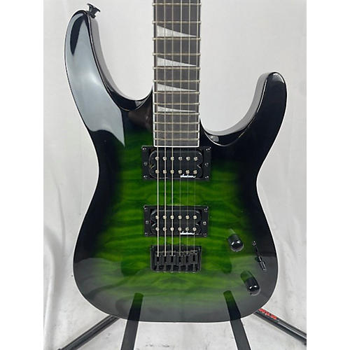 Jackson Used Jackson JS32 DKA HT Transparent Green Solid Body Electric Guitar Transparent Green