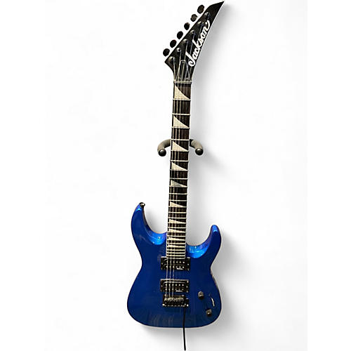 Used Jackson JS32 Dinky Blue Solid Body Electric Guitar Blue