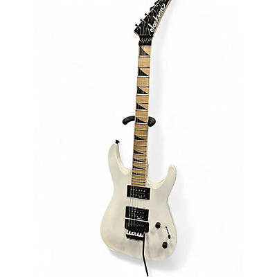 Used Jackson JS32 Dinky DKA-M White Solid Body Electric Guitar