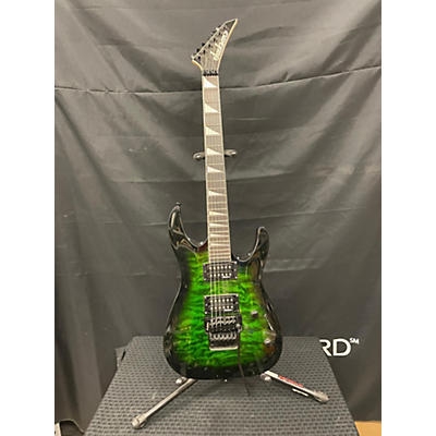 Jackson Used Jackson JS32 Dinky Dark Green Burst Solid Body Electric Guitar