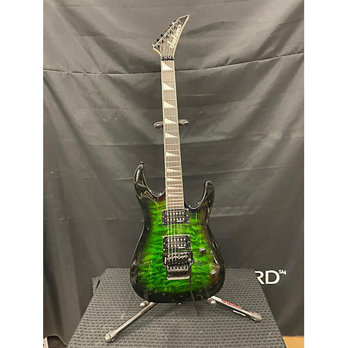 Jackson Used Jackson JS32 Dinky Dark Green Burst Solid Body Electric Guitar Dark Green Burst