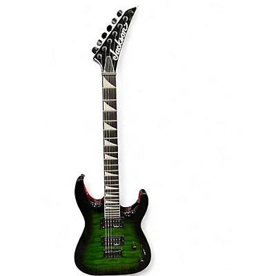 Used Jackson JS32 Dinky Emerald Green Solid Body Electric Guitar