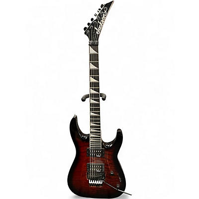Used Jackson JS32 Dinky Flamed Burst Solid Body Electric Guitar